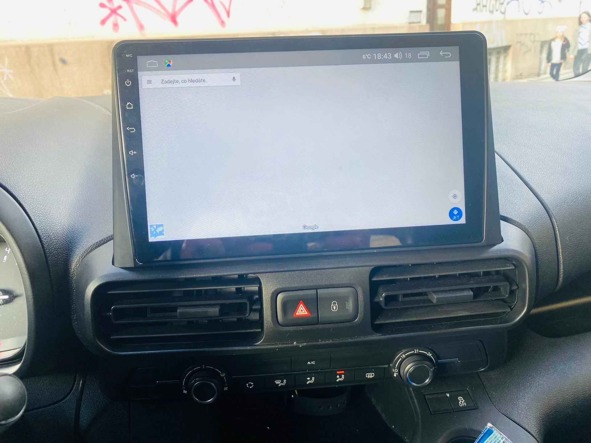 Nastavení Android Auto na Android autorádiu v Citroënu Berlingo